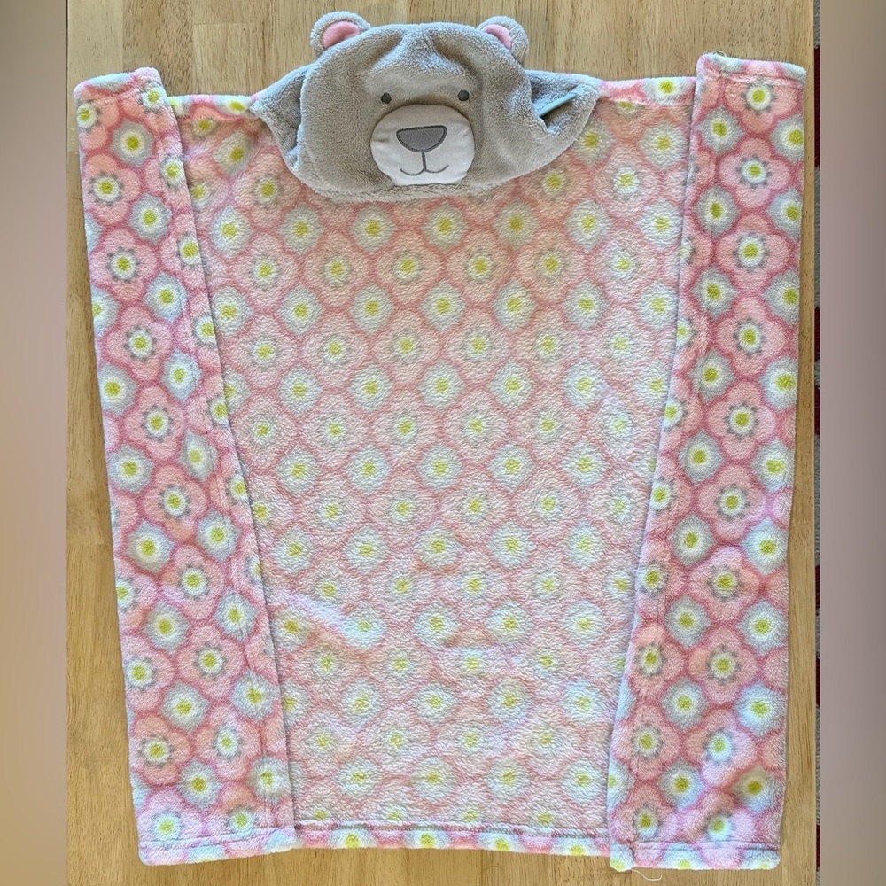 Blankets & Beyond Hooded Baby & Toddler Blanket - Bear Hooded Blanket, EUC! - Picture 9 of 16